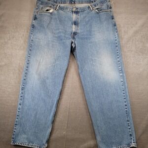 Levi's 550 Y2K Relaxed Fit Mens Jeans Blue Denim Actual Size 46x30